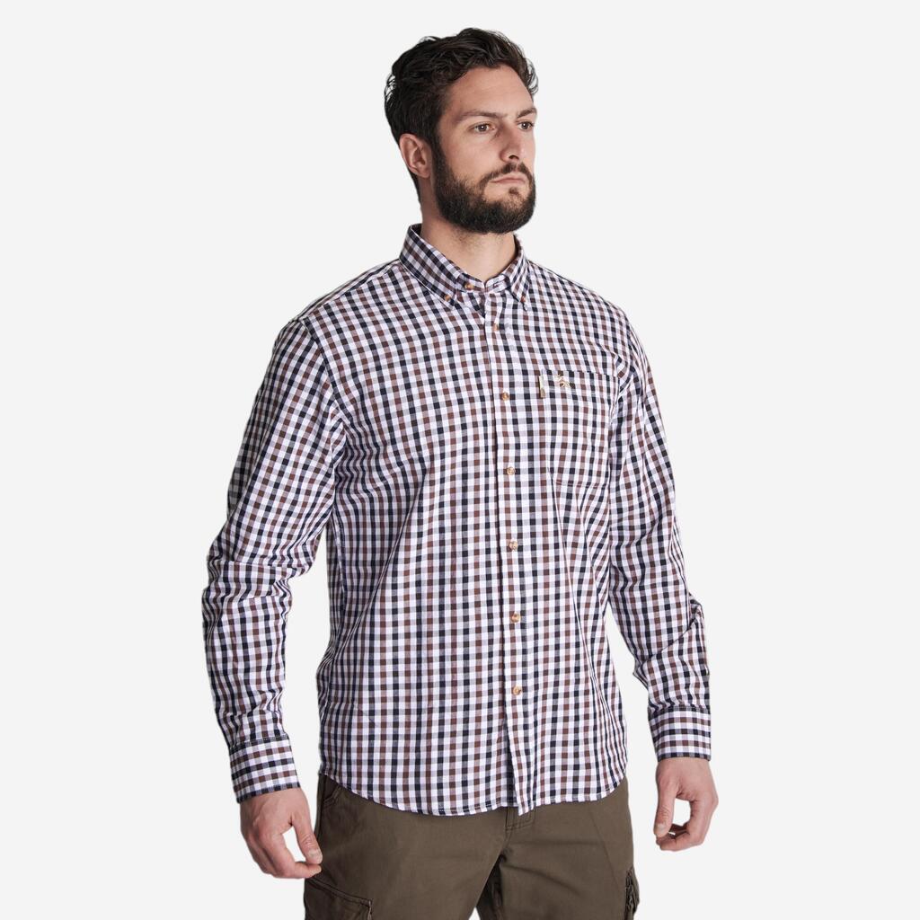 CHECKED SHIRT VERNEY CARON WHITE